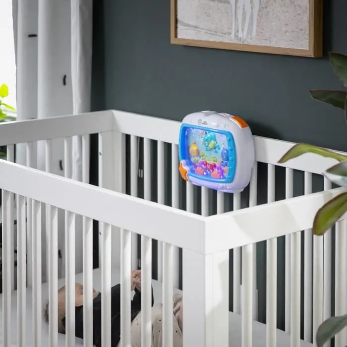 BABY EINSTEIN Veilleuse - Rêves marins - Réglage 25 min lumière, son, musique ou bruit de l’océan, attache lit, télécommande-3