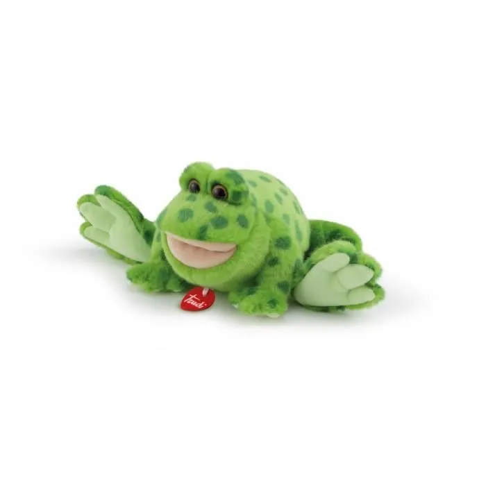 Jouet en peluche - TRUDI - Grenouille verte - 28 cm - Intérieur - Mixte-0