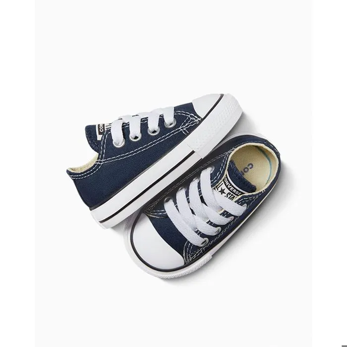 Basket basse - CONVERSE - Chuck Taylor All Star OX - Bleu marine - Lacets - Enfant-1