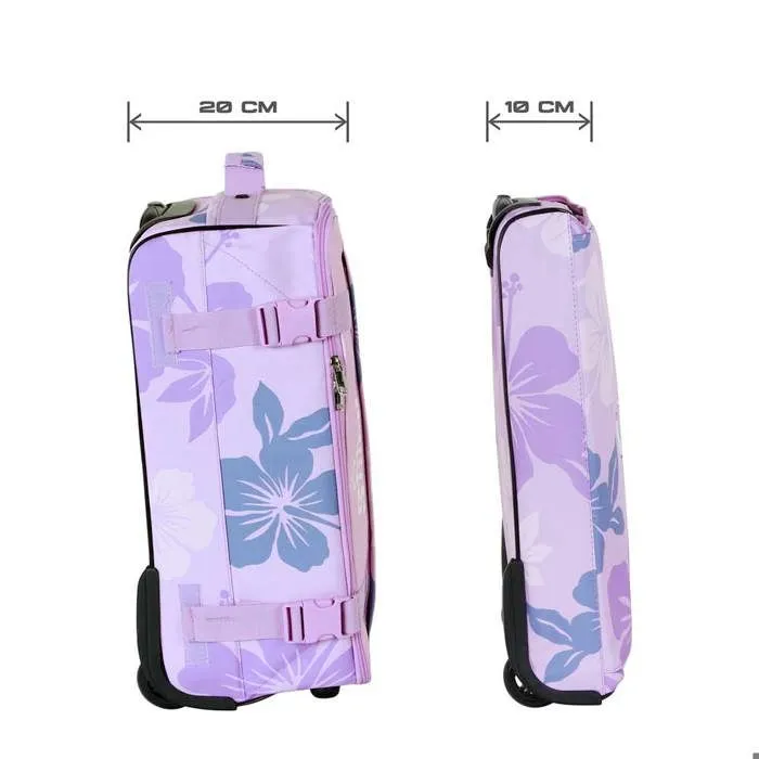 Valise Cabine Pliable - Disney - Lilo et Stitch - Rose - 2 Roues - Déperlant-3