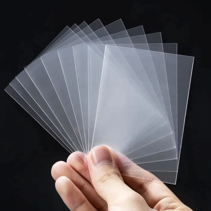 Pochette Carte - Carehabi - 100 PCS - Transparentes - 66 x 92 MM - Protection pour cartes-3