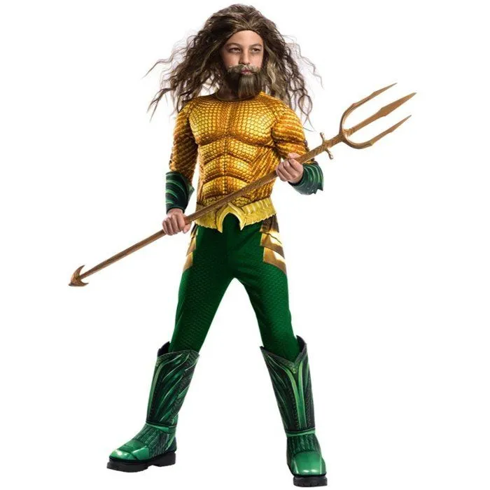 Déguisement Aquaman Deluxe enfant-0