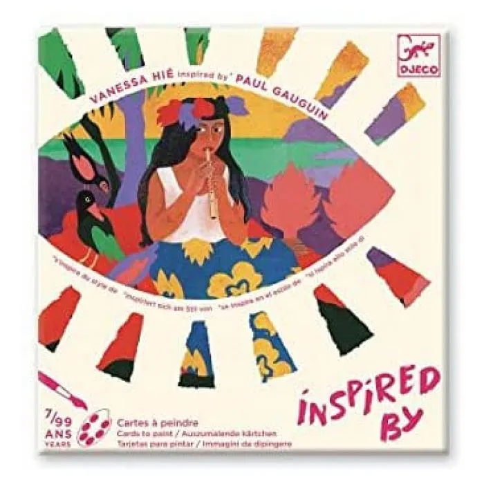 Kit de peinture - DJECO - DJ09372 - Multicolore - Activité inspirée de Gauguin - Taille unique-0