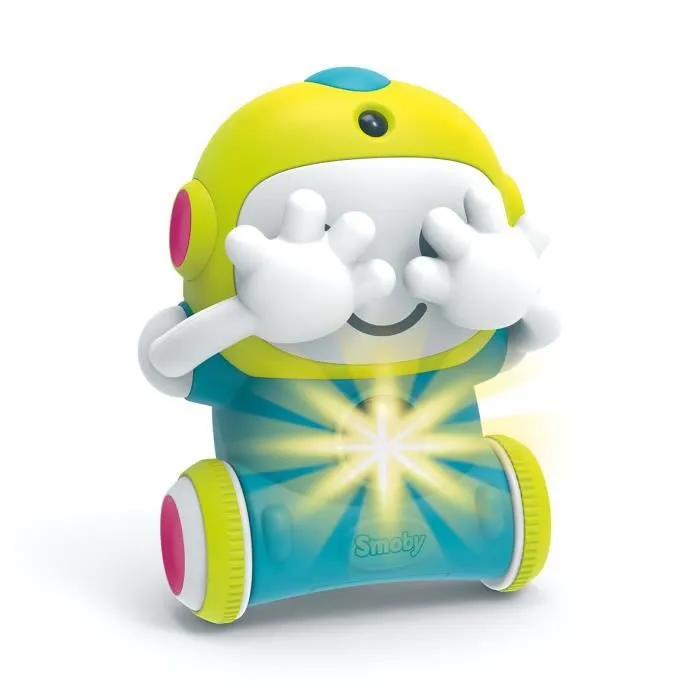 Robot interactif Smoby Smart 1 2 3 - Développement moteur - LED multicolores - 18 mois et plus-2