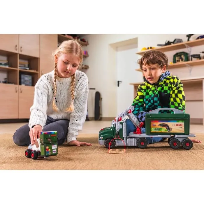 Jouet de bricolage - KLEIN - Camion de bricolage Bosch à monter/démonter - Jeu de construction de plus de 80 pièces.-7