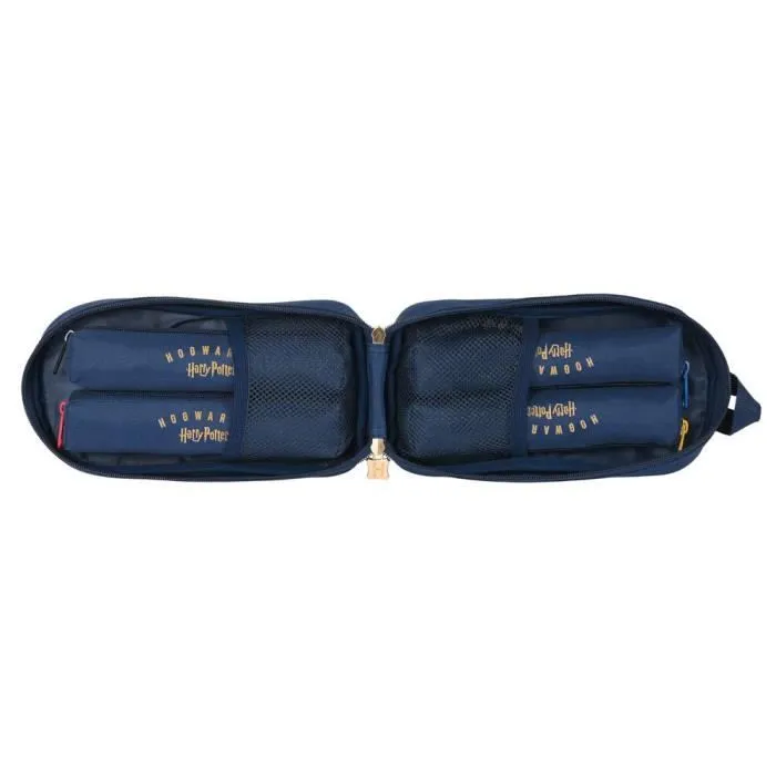 Plumier - SAFTA - Harry Potter - Marron et Bleu marine - 12x23x5 cm - Magique-3