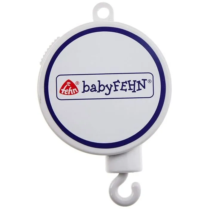 Mobile musical Fehn - Brahms Lullaby - Blanc - Mixte - Bébé - 0 mois - Naissance - Pile-0