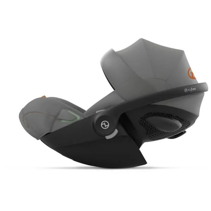 Coque Auto bébé Cloud G CYBEX i-Size - Inclinable - Tissu respirant - Homologation avion - Moon Black-6