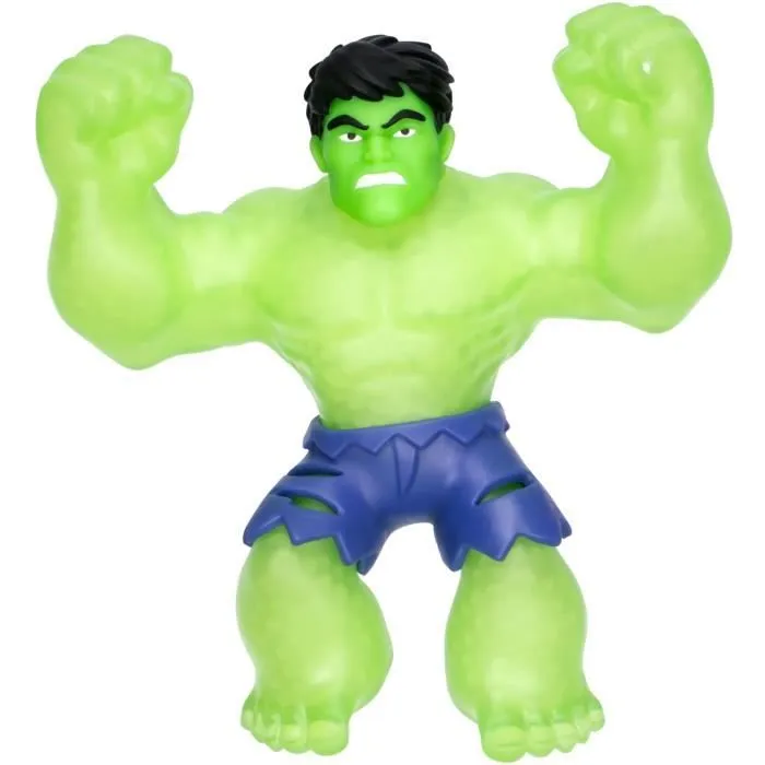 Hulk Glow Surge 11cm - HEROES OF GOO JIT ZU - MARVEL - Figurine lumineuse et extensible-4