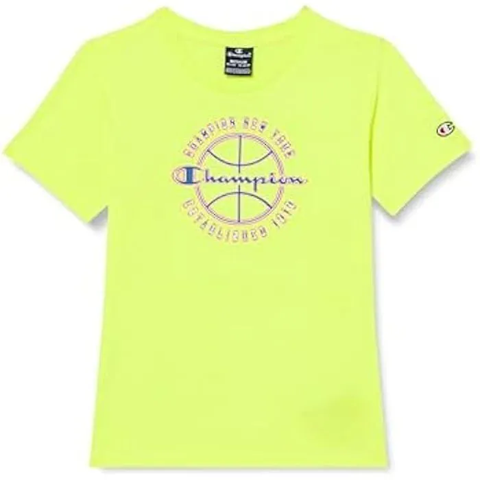 T-shirt Garçon - CHAMPION - Legacy Modern Basket B - Bleu Nuit - Manches Courtes - Regular-0