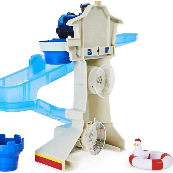 Jouet pour le bain - PAW PATROL - PAT PATROUILLE - VEHICULE Chase lumineux - Toboggan - 3 ans et +-2