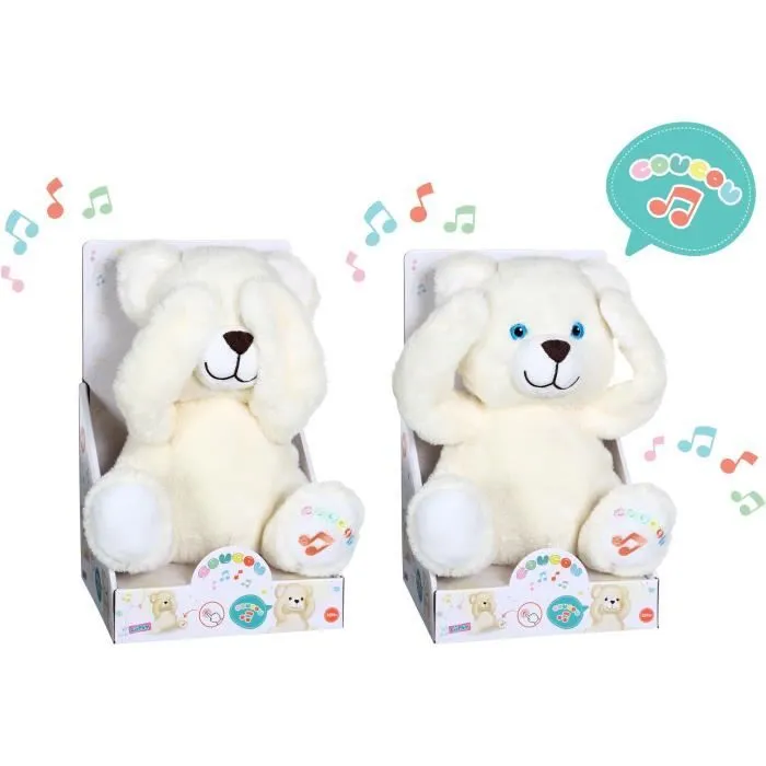 Gipsy Toys - Ourson Coucou Tout Doux - Peluche À Fonction - 25 Cm-2