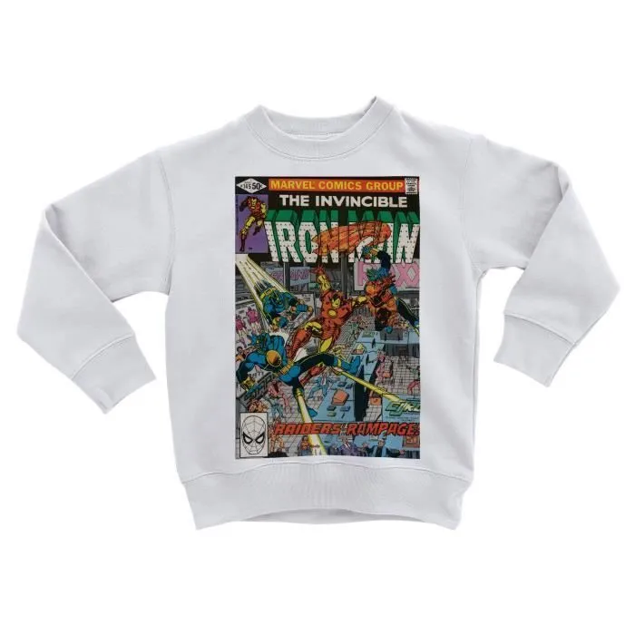 Sweatshirt Enfant The Invisible Iron Man Bande Dessinee Comics Super Hero-0