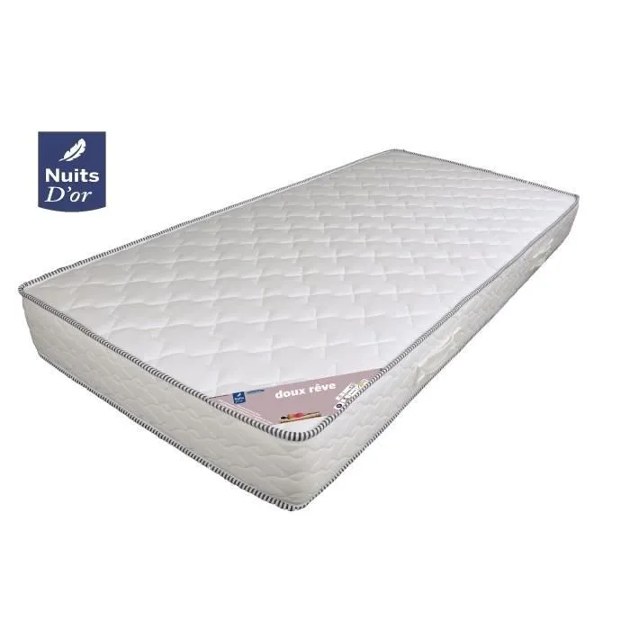Matelas 120x200 Hauteur 18 CM Mousse Haute Rsilence HR 30 Kg-m3 - Soutien Ferme Protge Matelas Doux rve 12-1