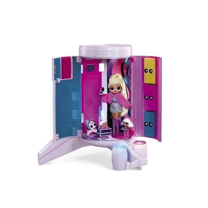 L.O.L. Surprise OMG - Avion Rouge et Blanc - Coffret de Jeux, Accessoires et Poupées pour Enfant-7
