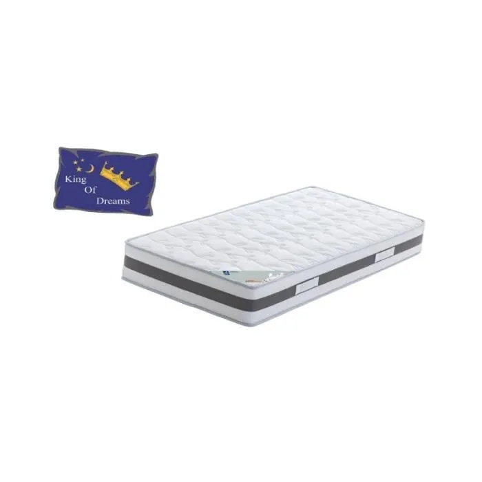 King Memory Matelas 70x190 Ferme Mousse à Mémoire de Forme 50 Kg/m3 - 23 cm (70x190)-3