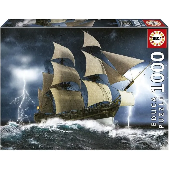 Puzzle Paysage et nature - EDUCA - TEMPÊTE PARFAITE - 1000 pièces - Multicouleur-0