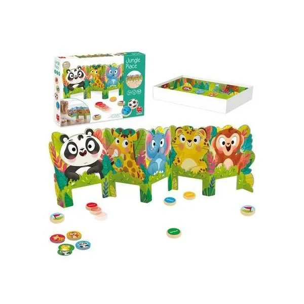 Jeu - Jungle Race - Amusant - Pour enfants dès 3 ans - Intérieur - Mixte-0
