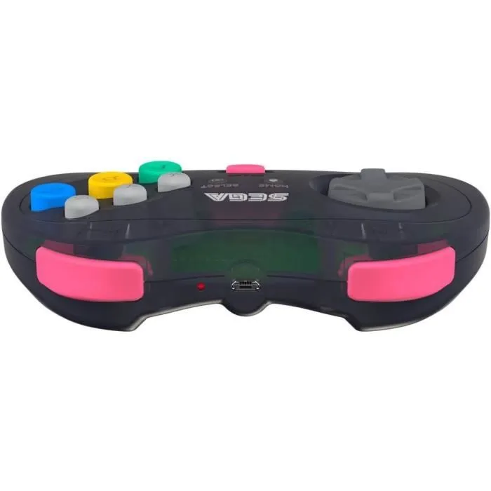 Manette sans fil - Sega - Saturn - 8 boutons - 2.4Ghz - Dongle USB inclus-3