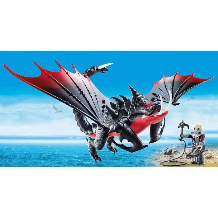 PLAYMOBIL - Dragons 3 - Agrippemort et Grimmel - 11 pièces - 4 ans et plus - Plastique-1