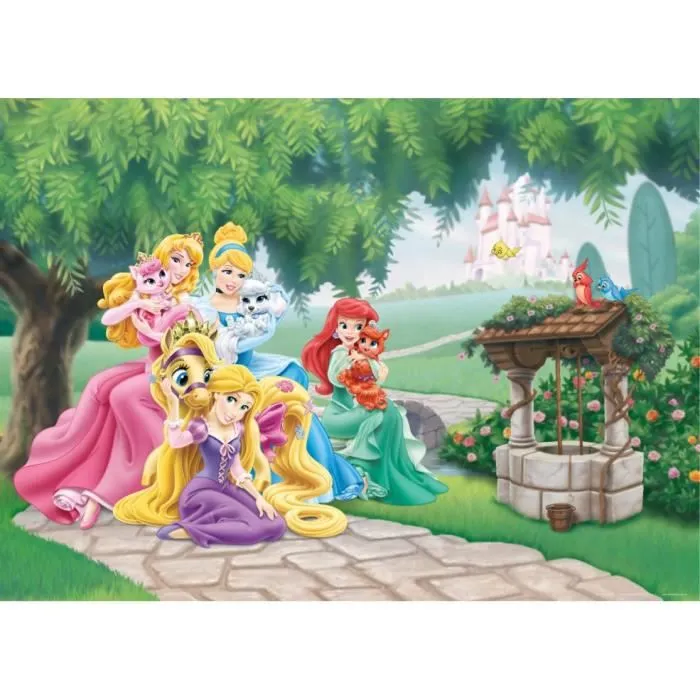 Poster XXL - Disney - Princesse Palace Pets - H 115 x L 160 cm - Décoration murale - Thème Animaux-0