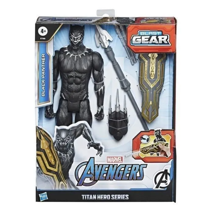 Figurine Black Panther Blast Gear Deluxe de 30 cm - Avengers - Titan Hero Series-1
