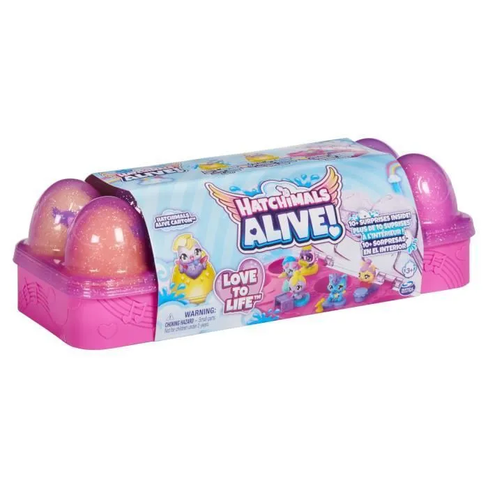 Hatchimals - Boîte 5 œufs avec 5 Hatchimals + Accessoires-4