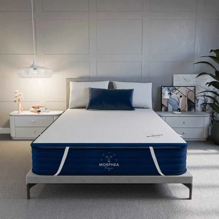Surmatelas 90x190x5cm CLOUDY Premium - Mousse à Mémoire de Forme et Tissu Respirant - Soutien très moelleux - Morphea-0