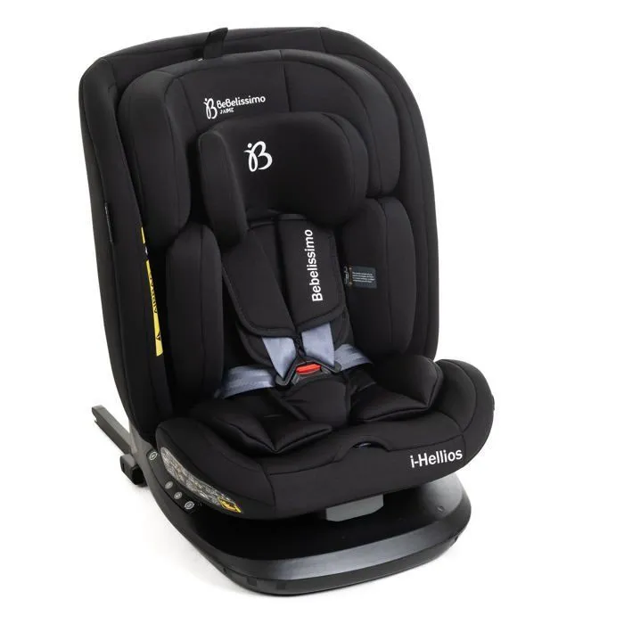 BEBELISSIMO - Siège auto Isofix - pivotant 360 ° -  40-150cm - (0-36kg) - Hellios - noir - R129 i-size-2