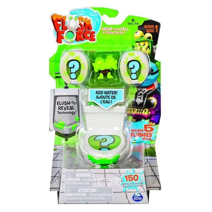 Pack de 5 figurines Flushies Flush Force - Spin Master-1
