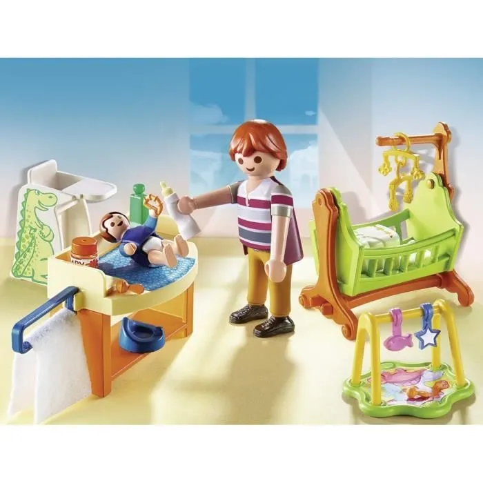 PLAYMOBIL 5304 - La Maison Traditionnelle - Chambre de Bébé-2