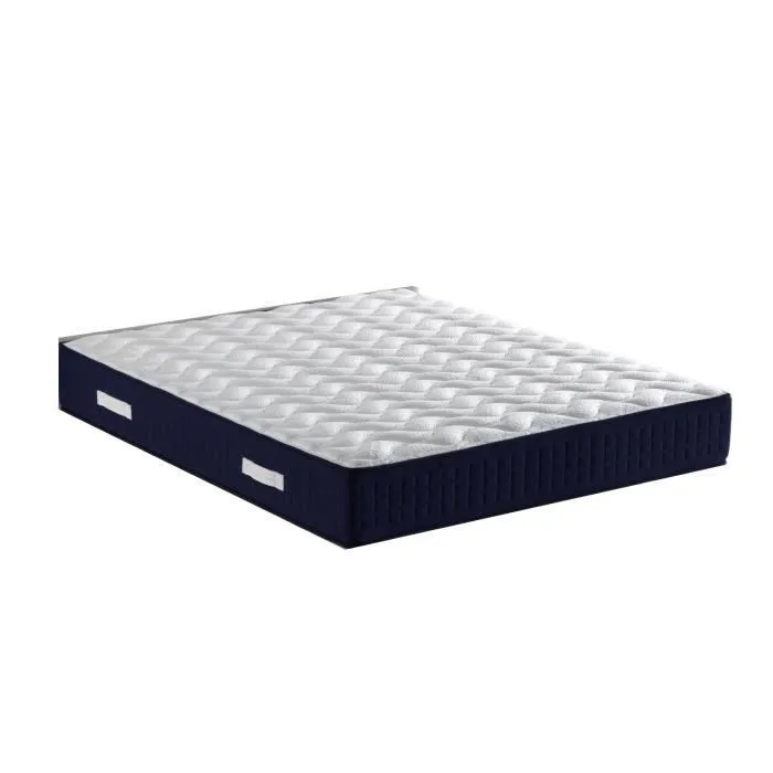 Lot de 2 Matelas benjamin a Ressorts Ensaches 4 cm Memoire de Forme 80 Kg-m3 - 80x190 Hauteur -- 31 cm - Accueil Moelleux - Sou-0