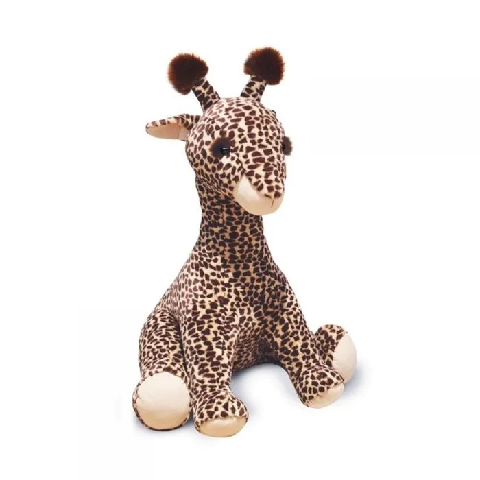 Histoire d'Ours - Peluche Lisi la girafe naturelle XXL - DOUDOU ET COMPAGNIE-1