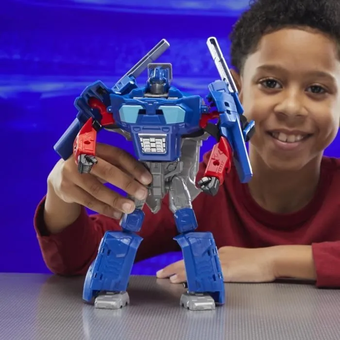 Transformers One figurine 2-en-1 Optimus Prime (Orion Pax) de 25 cm, se convertit en masque, jouets interactifs pour filles et garç-5
