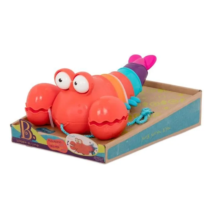 Jouet à traîner Homard - Waggle-a-longs Pinchy Pat - Multicolore - Rouge - Enfant - Mixte-0