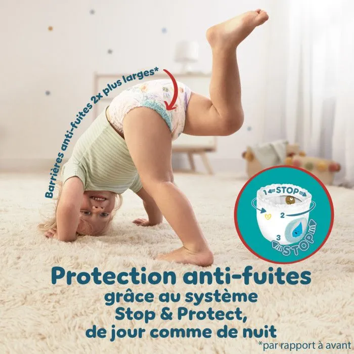 2x56 Couches-Culottes Baby Dry Pants - Taille 4 - Pampers-5