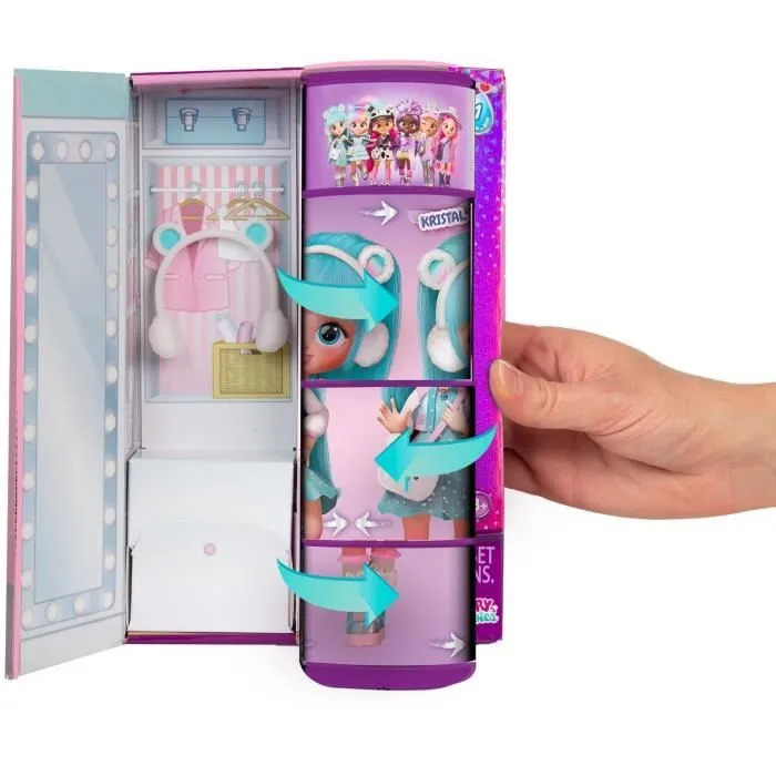 IMC TOYS - Poupée mannequin BFF Kristal - Cry Babies Best Friends Forever - 904323-3