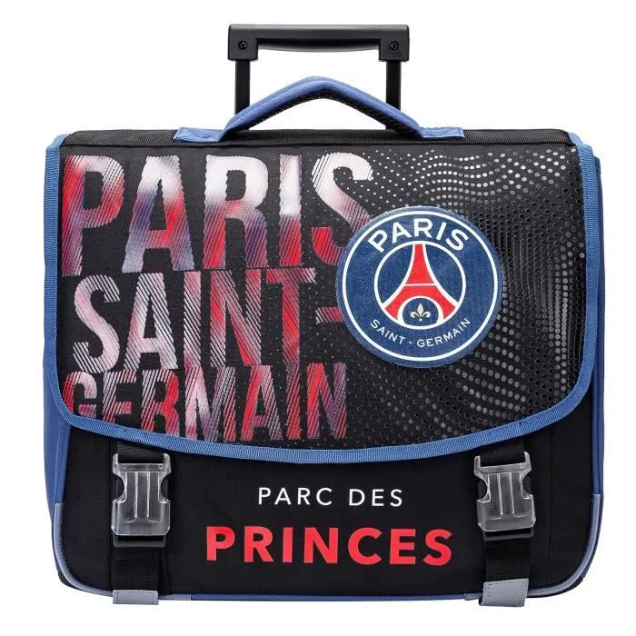 Cartable scolaire à roulettes PSG - Collection officielle PARIS SAINT GERMAIN-1