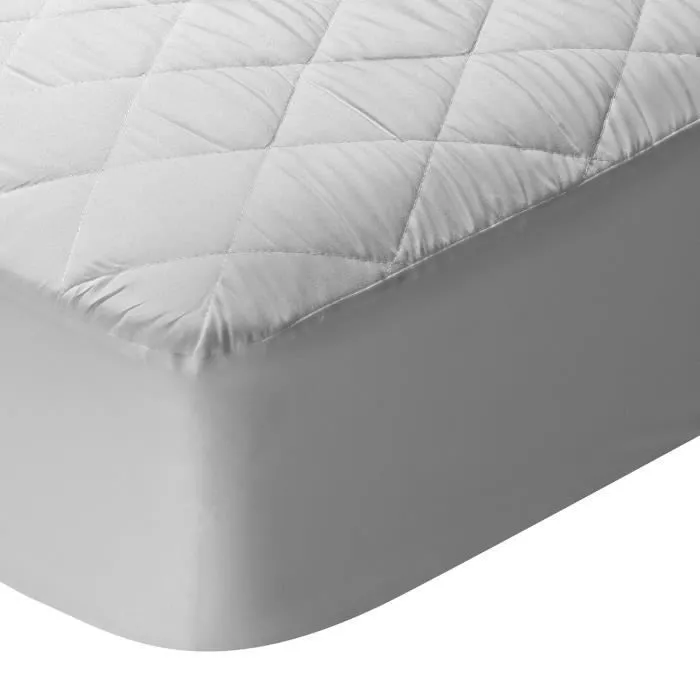 Protège-matelas matelassé en fibre respirant - PIKOLIN HOME - 135x190/200cm-0