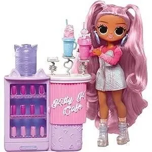 L.O.L. Surprise OMG Sweet Nails™ - Bar à ongles - Poupée mannequin Kitty K Café - Thème Café - A partir de 4 ans-0