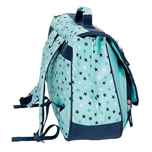 Cartable Pepe Jeans Cuore 6275161 - PEPE JEANS - Enfant - Bleu - Polyester - 40 x 30 x 16 cm-1