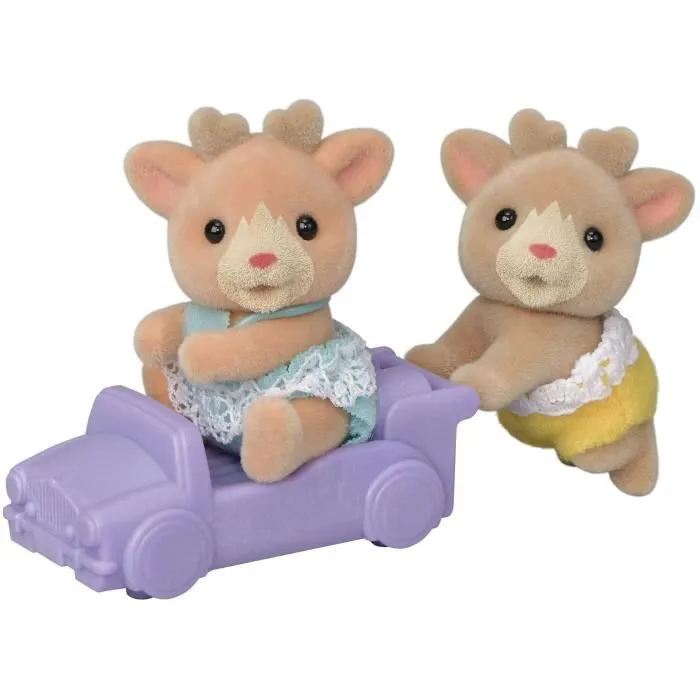 Poupée - SYLVANIAN FAMILIES - Les jumeaux Renne - Blanc - Mixte - 5693-0