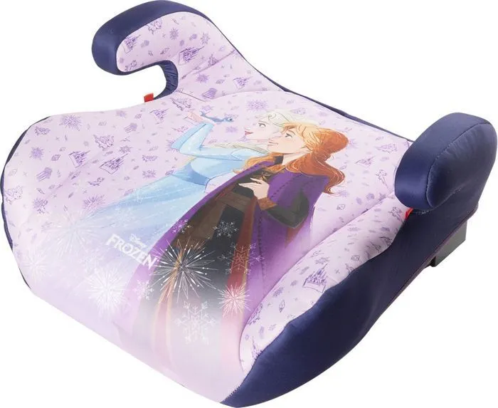 Tataway Siège auto rehausseur Disney Frozen ISOFIX i-Size ECE R129 pour fille, 125-150 cm, graphisme Frozen sur fond bleu-2