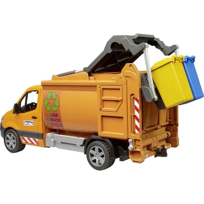 bruder Mercedes Benz Système délimination des déchets municipaux Sprinter modèle fini Modèle réduit de véhicule utilita-1