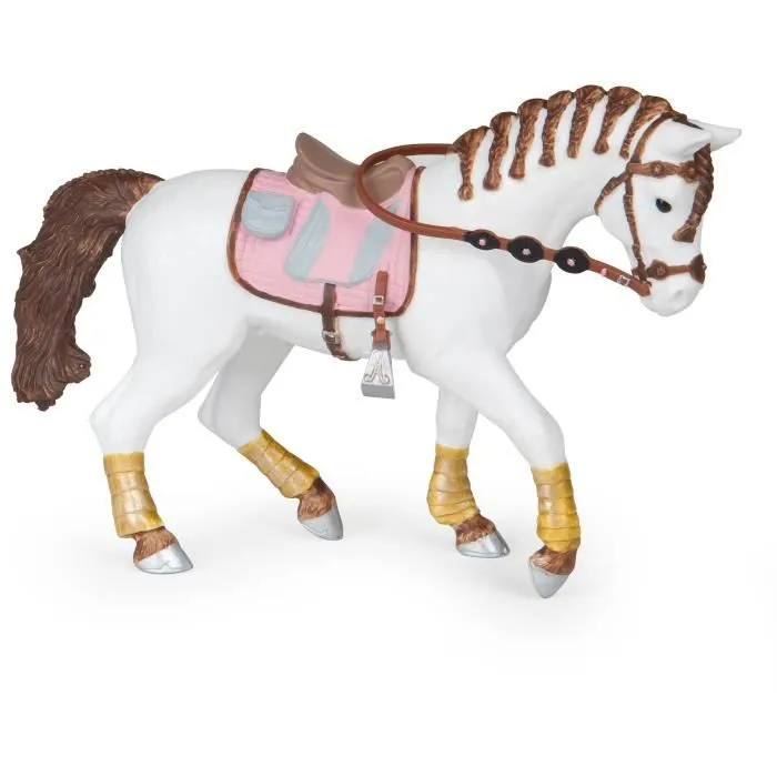 Figurine Cheval tressé - PAPO - CHEVAUX, POULAINS ET PONEYS - Mixte - A partir de 3 ans-0
