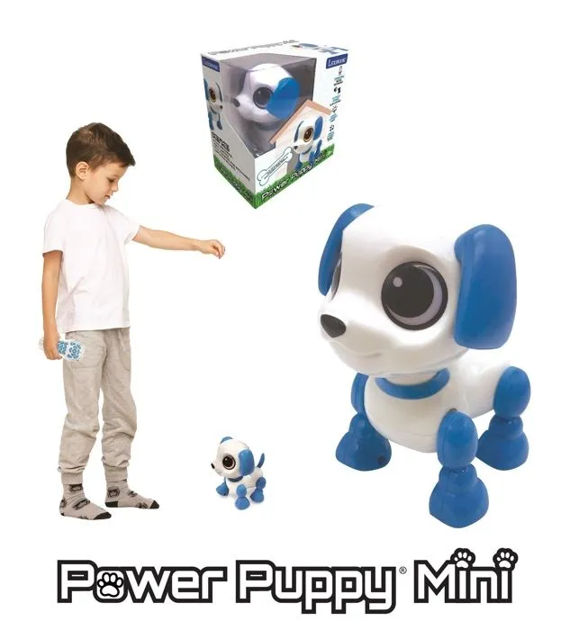 Lexibook - Power Puppy Mini - Chien robot avec effets lumineux et sonores, contrôle par claquement de main-3