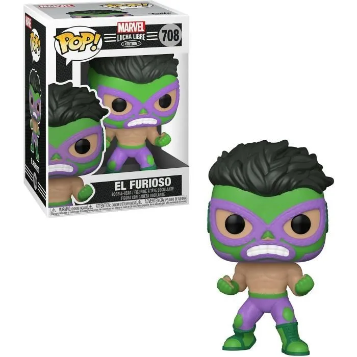 Figurine Funko Pop! Marvel - Luchadores - Hulk-0