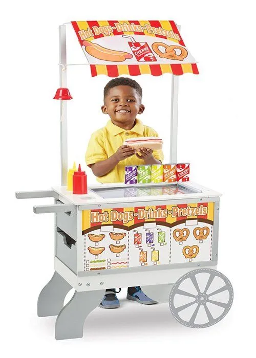 Chariot de Collations et de Friandises Blanc-1