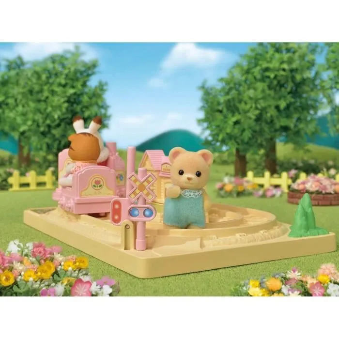 Train Tchou-tchou des bébés - SYLVANIAN FAMILIES - 5320 - La Crèche, l'école-1