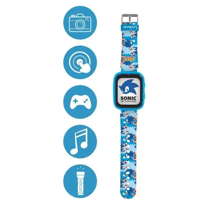 Montre avec écran couleurs Sonic avec camera et carte mémoire de 8 Go-1